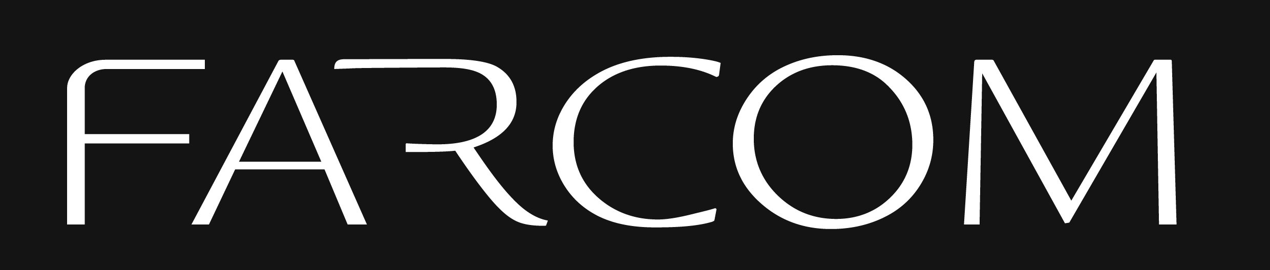 Farcom logo black