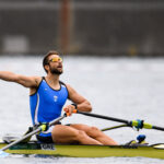 210730 Stefanos Ntouskos of Greece competes in men s single sculls rowing during day 7 of the Tokyo 2020 Olympic Games,